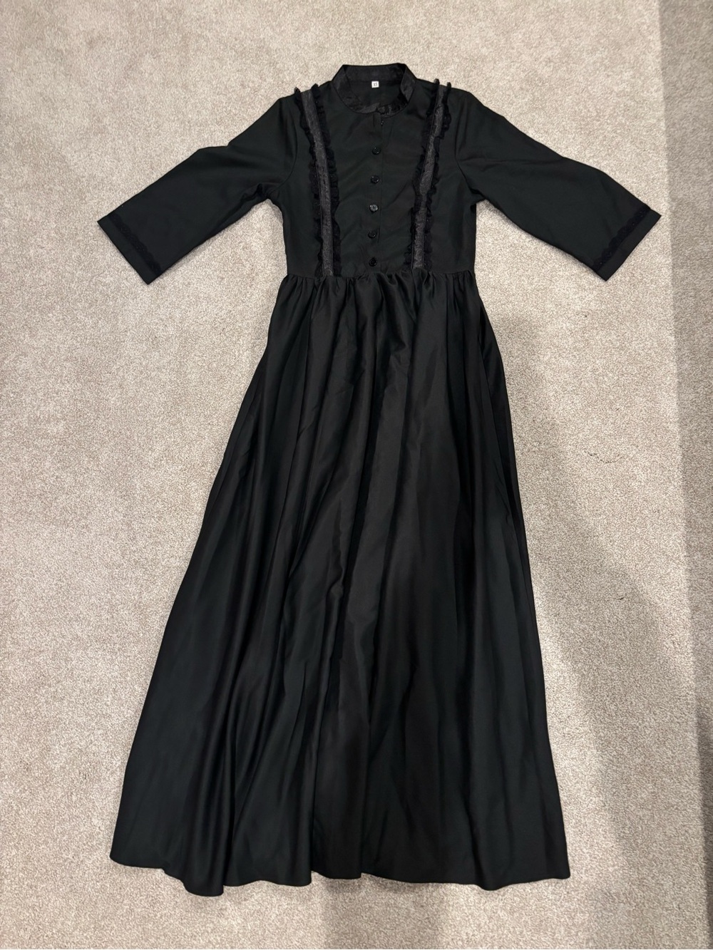 Black Long Sleeve Costume/Halloween Dress